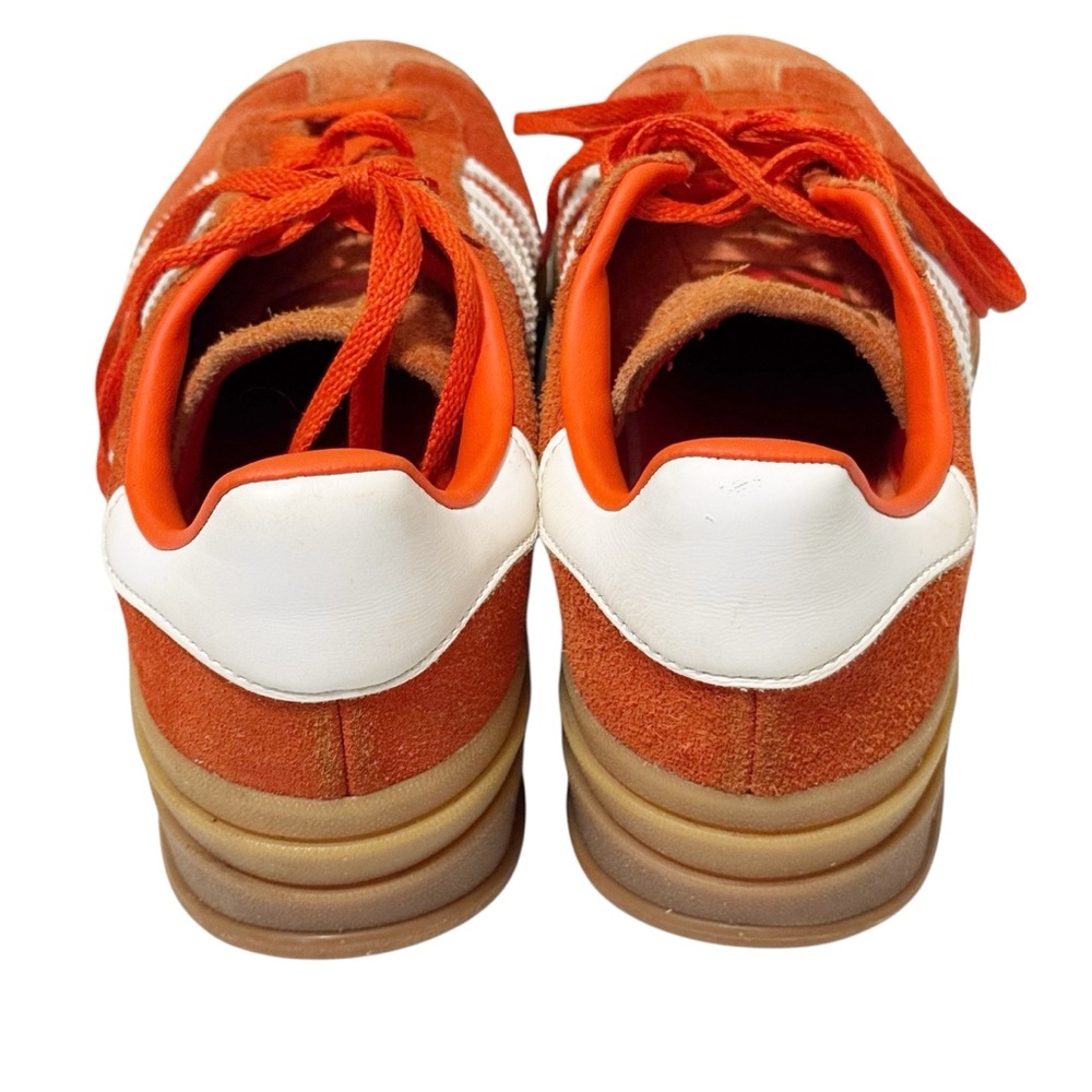 adidas Orange and White Women's Sneakers - Picture 7 of 12